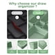 thumbnail image 5 of Set de Organizador de Cajones de Plástico Caddy BiuLeon 25 piezas Verde, 5 of 7