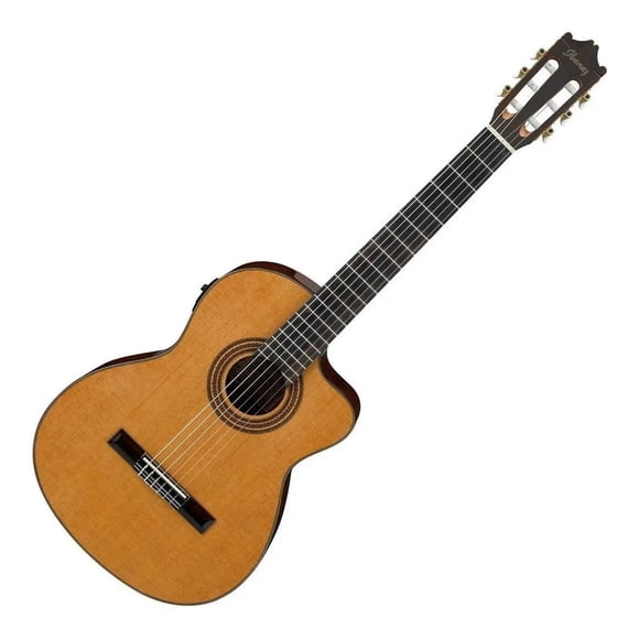 ga6ce Am Guitarra E/a Nylon Ibanez Amber Diestro Amaranto