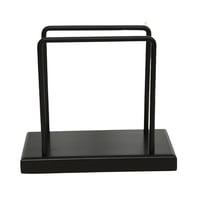 Magideal - Dispensador De Servilletas Vertical, Dispensador De Pañuelos Independiente De Metal Para Regalo De Boda, Vacaciones, Decoración De Cocina Y Cafetería Negro