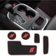 thumbnail image 1 of 5 piezas de portavasos compatibles con Dodge Durango 2014-2020, inserto de portavasos personalizado y alfombrillas para consola central, alfombrilla antideslizante para compartimento de almacenamiento, 1 of 7