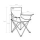 thumbnail image 3 of Silla Plegable Camping Kenai Apoyabrazos Gris Nat Geo, 3 of 7