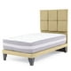thumbnail image 2 of Cama Europea Valencia P + Respaldo Atenas 1 PL Felpa Beige, 2 of 6