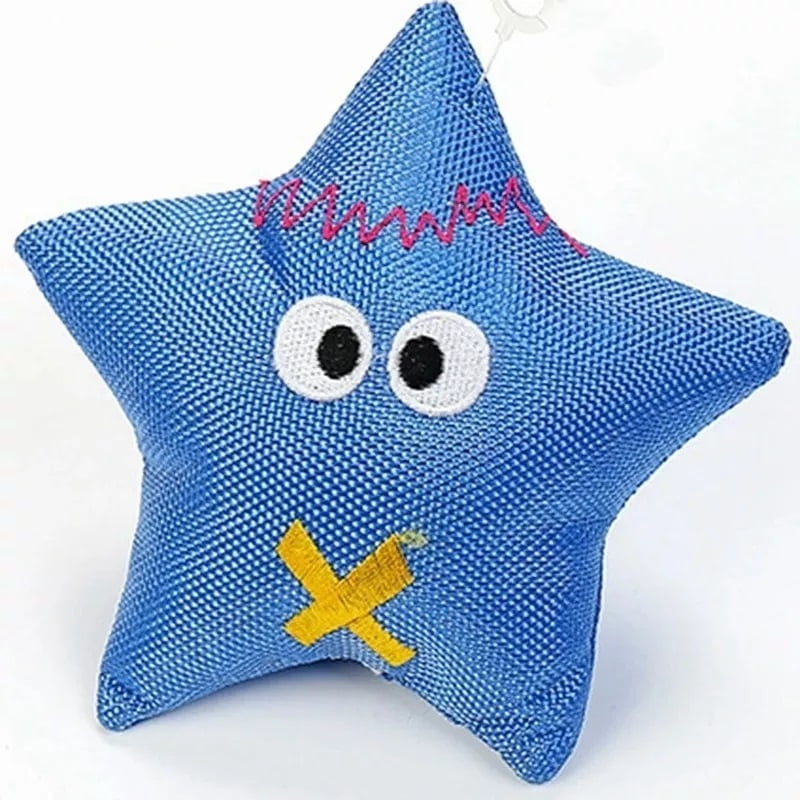 Defensor - Peluche Para Mascotas De Forma De Estrella Color Azul