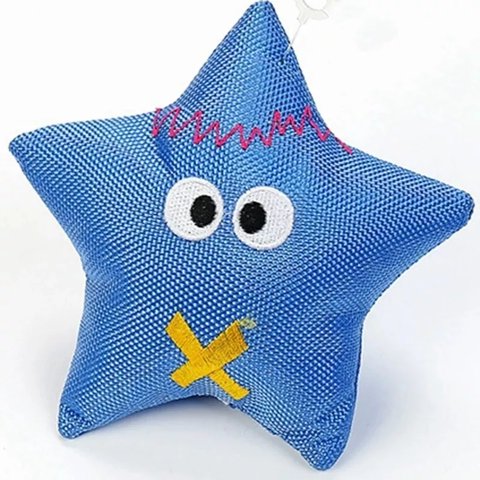 Defensor - Peluche Para Mascotas De Forma De Estrella Color Azul