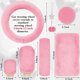thumbnail image 2 of Juego completo de fundas de asiento de coche JINGSEN 17 para mujer, universal, 2 of 7