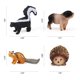 thumbnail image 2 of Figuras de juguete UANDME Forest Animals Babies 16 piezas para niños, 2 of 7