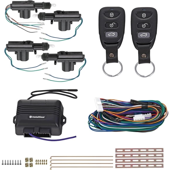 Kit Keyless InstallGear IGCLS de 2 mandos de 3 botones y 4 actuadores