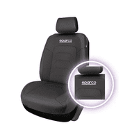Genérico - Fundas Cubreasiento Sparco Ecocuero Negro Universales