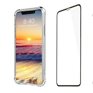 Genérico - Kit Carcasa Antigolpes Reforzada + Lámina Cerámica Para Iphone Xr