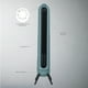 thumbnail image 3 of Ventilador torre Ozu patas color petroleo 35", 3 of 4