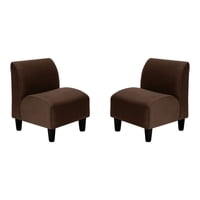 Bodevir - Set Poltrona Soft 1C Felpa 00 Chocolate