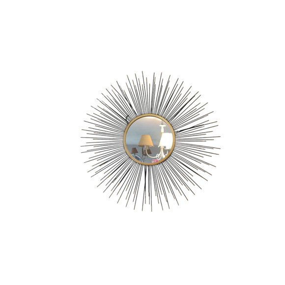 ESPEJO SOL METALICO GRANDE 80 CM
