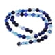 thumbnail image 4 of cuentas de ágata natural azul oscuro a rayas cuentas sueltas a granel joyas crujidos 6 mm, 4 of 5