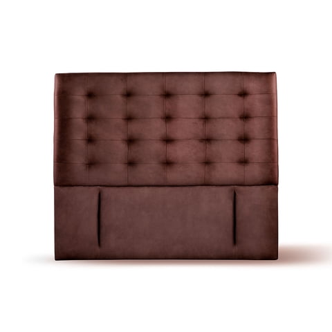 Latam Home - Respaldo Napoles Cuero Café Moro 2 Pza