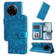 thumbnail image 5 of Funda tipo cartera FOXDOCK para Realme 14 Pro , diseño girasol en relieve, cuero PU, cierre magnético, soporte y tarjetero, 5 of 5