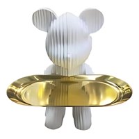 Genérico - Figura Decorativa Oso Moderna Elegante Adorno Hogar Jhn
