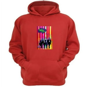 Genérico - Polerón Canguro The Beatles Rojo Talla Xl Unisex