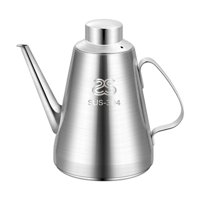 Bothyi - Dispensador De Aceite De Acero Inoxidable, Lata De Aceite Fácil De Limpiar Para Ensalada, Cocinar, Acampar, 700Ml