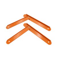 Ioensy - 2X Accesorio De Bisagra Para Escalera De Tijera Plegable Kit De Reemplazo De Barra De Amarre Para Escaleras De Tijera Naranja