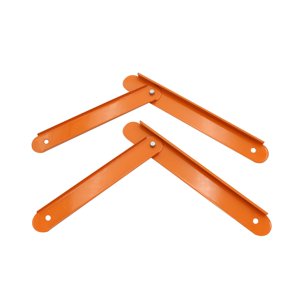 Ioensy - 2X Accesorio De Bisagra Para Escalera De Tijera Plegable Kit De Reemplazo De Barra De Amarre Para Escaleras De Tijera Naranja