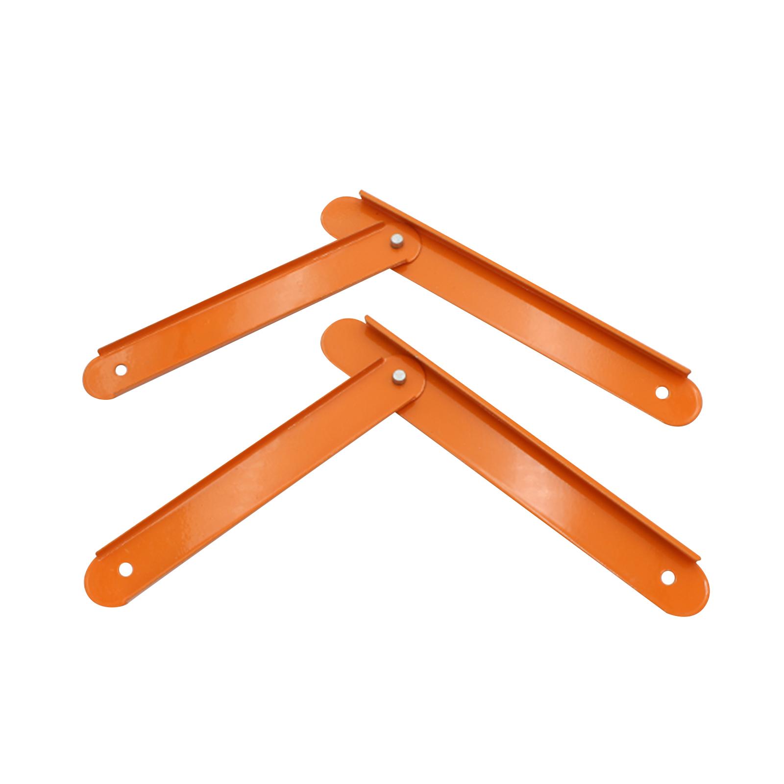 Ioensy - 2X Accesorio De Bisagra Para Escalera De Tijera Plegable Kit De Reemplazo De Barra De Amarre Para Escaleras De Tijera Naranja