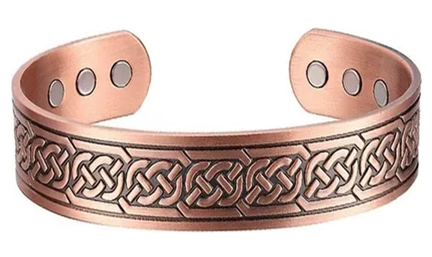 Genérico - Pulsera Cobre Magnética 6 Imanes Artritis