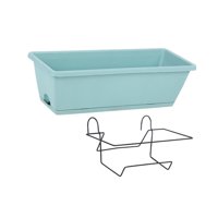 Magideal - Maceta Colgante Para Flores, Macetero Para Balcón, Colgador De Jardín Con Agujeros De Drenaje, Maceta Para Jardín, Soporte Para Plantas Para Cubierta, 50X19X15Cm