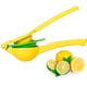 thumbnail image 2 of Cocina Metal 2-en-1 Limón prensador - prensador obtiene cada última gota - fácil de limpiar manual zumador de cítricos - fácil de usar Limón prensador zumador - amarillo / verde (22 * 7.5 *, 2 of 3