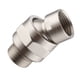 thumbnail image 2 of Conector de ducha, rótula, cabezal de ducha, adaptador de bola giratoria, extensión de brazo de ducha ajustable, componente universal, níquel cepillado, 2 of 8