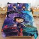 thumbnail image 1 of Coraline Duvet Cover Set 3 Piece Bedding Set Double Sided Printing Decorative Comforter Cover Set, 1 of 5