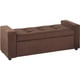 thumbnail image 2 of Banqueta Baul Lawin 2c Felpa 30 Chocolate, 2 of 5