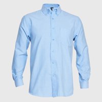 Jayson - Camisa Oxford B/Pegado M/L Celeste S