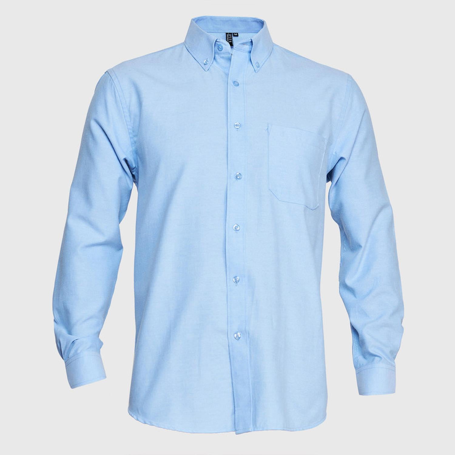 Jayson - Camisa Oxford B/pegado M/l Celeste Xl