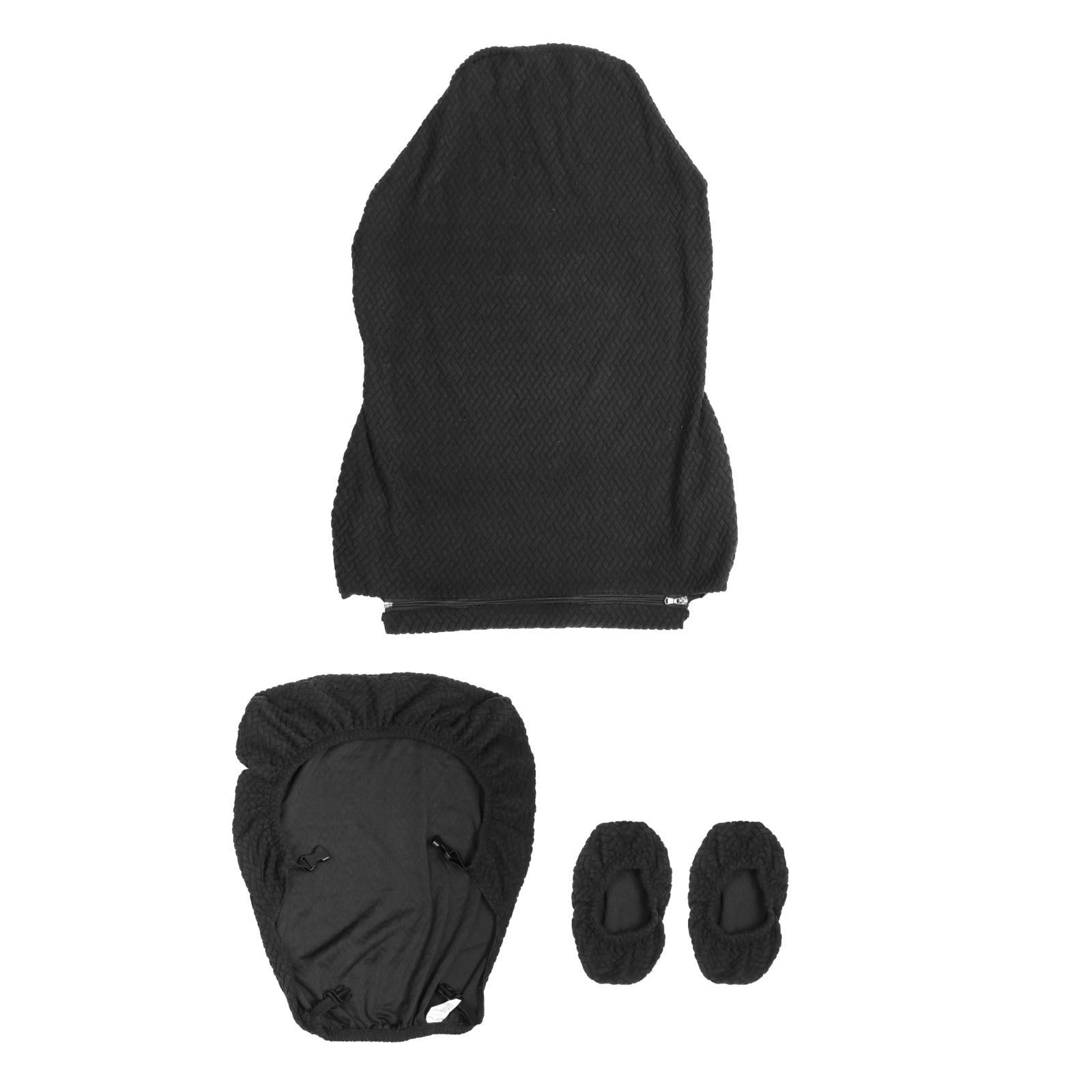 Bothyi - Fundas Para Sillas De Ordenador De Oficina, Suaves, Para Silla Giratoria, Silla Giratoria De Oficina, Color Negro