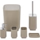 thumbnail image 2 of Set De Baño Completo 6 Piezas De ABS Con Basurero Dispensador Y Escobilla Color Taupe, 2 of 8