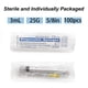 thumbnail image 5 of Jeringa 3 Ml Cc 25 G 16 Mm Aguja Industrial 100 Unidades, 5 of 7