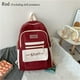 thumbnail image 1 of Nylon Large Capacity Backpack Teenage Pure Colour Schoolbag Women Men Waterproof Travel Rucksack Bags Student School Bag, 1 of 3