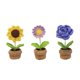 thumbnail image 3 of Mini Flores En Maceta De Ganchillo, 3 Uds., Accesorios Para Coche, Decoraciones Para Salpicadero, Regalos, 3 of 5