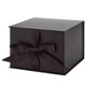 thumbnail image 5 of Caja de regalo Hallmark de 18 cm negra con cinta, 5 of 7