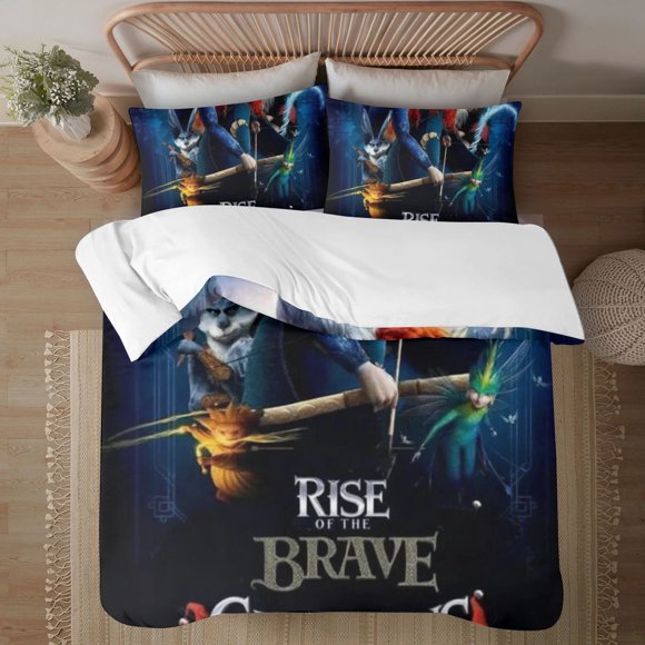 Brave 3-Piece Bedding Set For Kids Boys Girls Adult Cartoon Warm Cute Fashion Holiday Present Gift Bed Sheets
