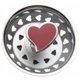 thumbnail image 1 of Colador de Desagüe Billy Joe Homewares Corazón Rojo de Esmalte, 1 of 1