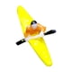 thumbnail image 2 of Estatuilla De Kayak, Adorno Creativo, Estatua De Kayak Para Estanque Exterior, Piscina, Amarillo, 2 of 5