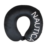 Nautica - Almohada De Viaje Memory Foam Negro-Blanco .