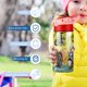 thumbnail image 5 of Annie y CarolaBotella de Agua con Tapa Pop Top de Un Toque, Acero Inoxidable, a Prueba de Fugas, para Deportes, Botella Infantil rosa 12 oz, 5 of 6