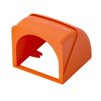 Magideal - Caja De Enchufe De Pared, Cubierta De Toma De Corriente Eléctrica, Accesorios, Caja Impermeable Para Enchufe Exterior, Protección De Interruptor, Baño Naranja Plegable