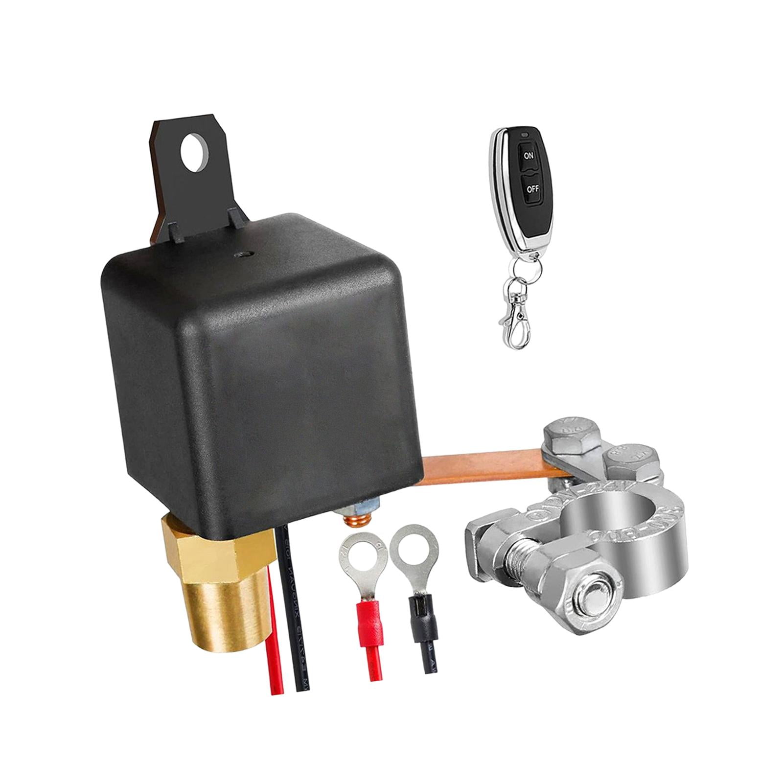 Magideal - Interruptor De Desconexión De Batería Remoto Universal De 12 V Que Evita La Descarga De La Batería Con El Control Remoto Estilo A