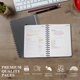 thumbnail image 5 of Cuaderno Nextnoid A5 de 170 páginas, tapa dura, espiral, gris, 5 of 6