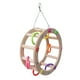 thumbnail image 1 of Soporte De Escalera De Madera, Juguete Colgante, Guacamayos, Pinzones Trepadores, Columpio, Rueda De Pájaros, Juguete De 22cm De Diámetro, 1 of 5