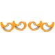 thumbnail image 1 of Cuña Multiusos Stoppy para Puertas y Ventanas – Paquete de 4 Naranja, 1 of 7