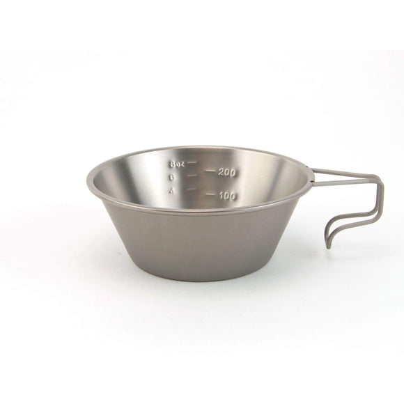 Vaso Snow Peak Titanium Sierra E-104 de 325 ml para acampar